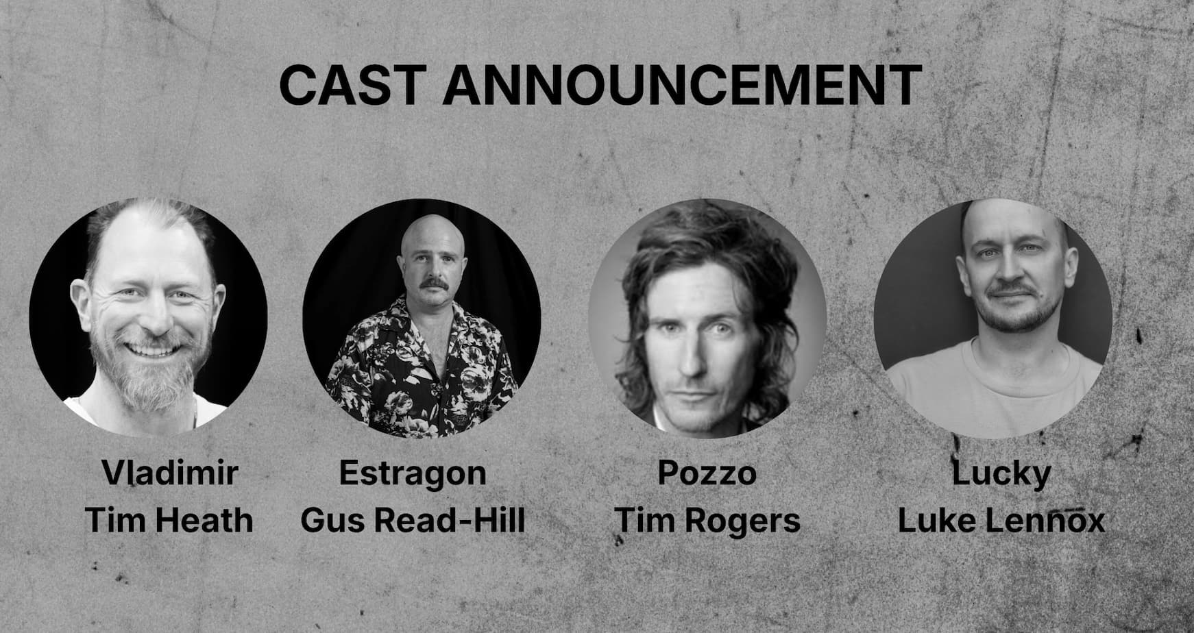 New show announcement. Waiting for Godot.