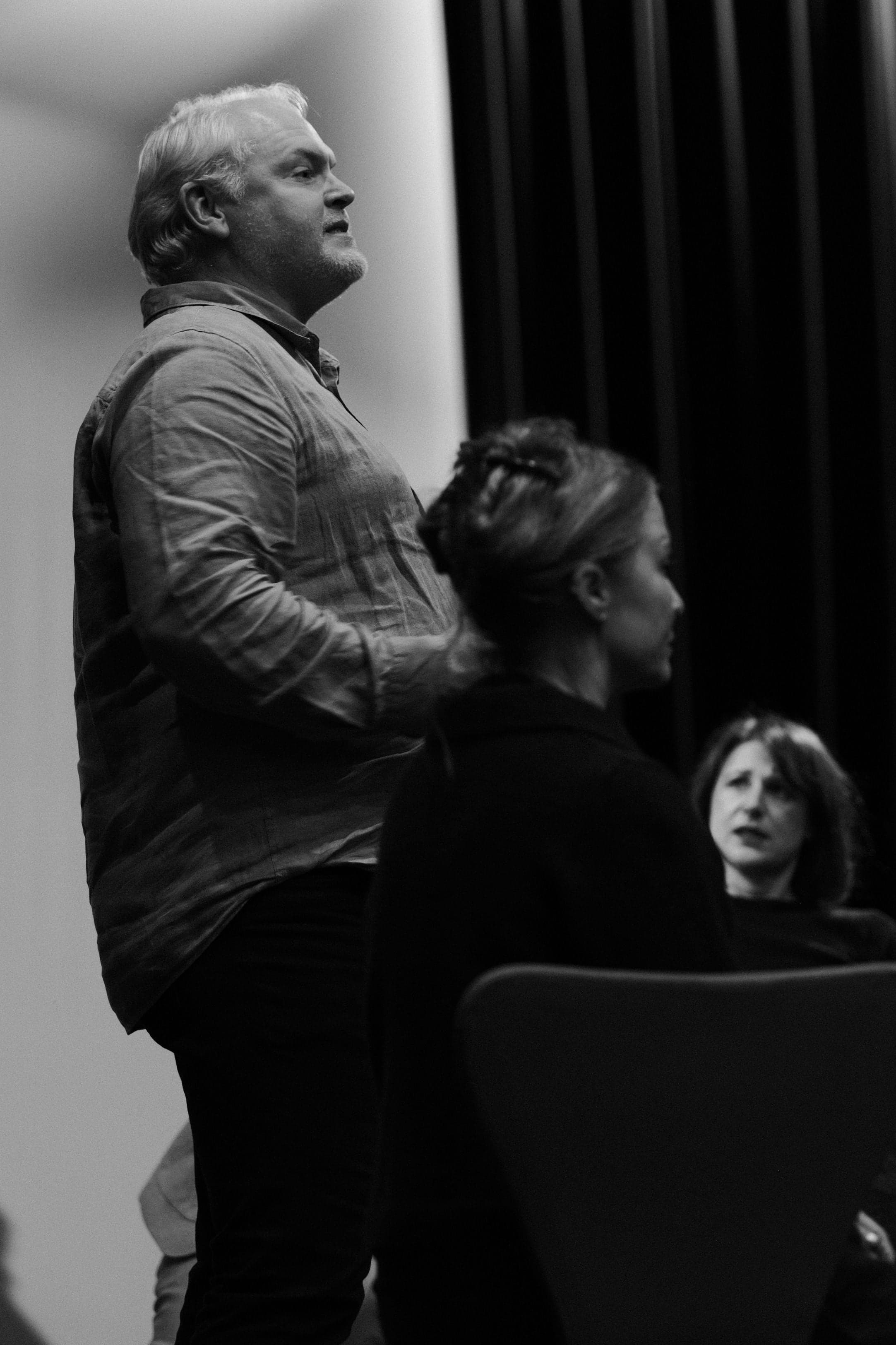 The Ravens Theatre Company in rehearsal for The Seagull